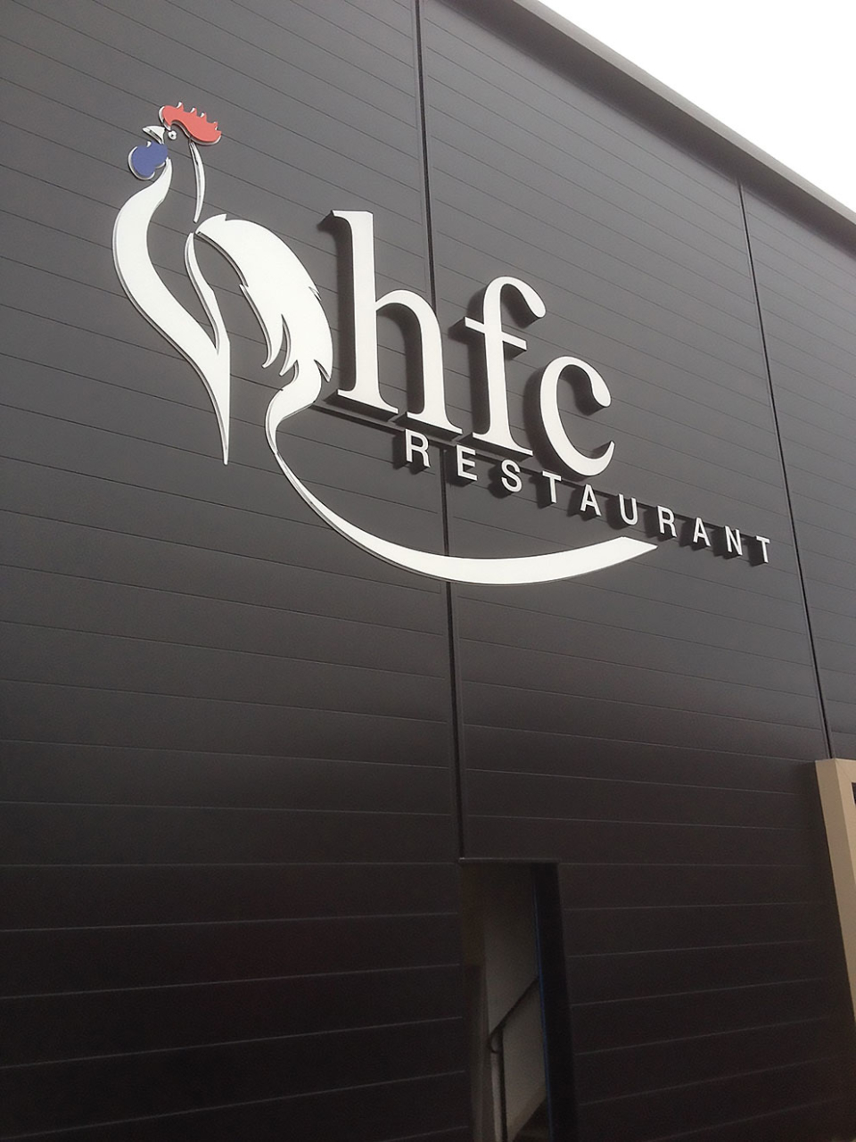 Enseigne pour HFC Restaurant