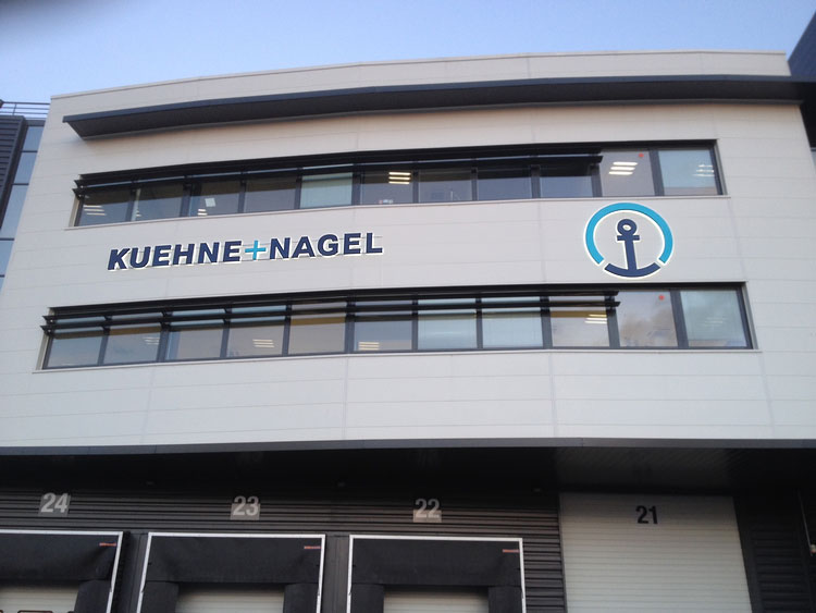 Enseigne pour Kuehne + Nagel