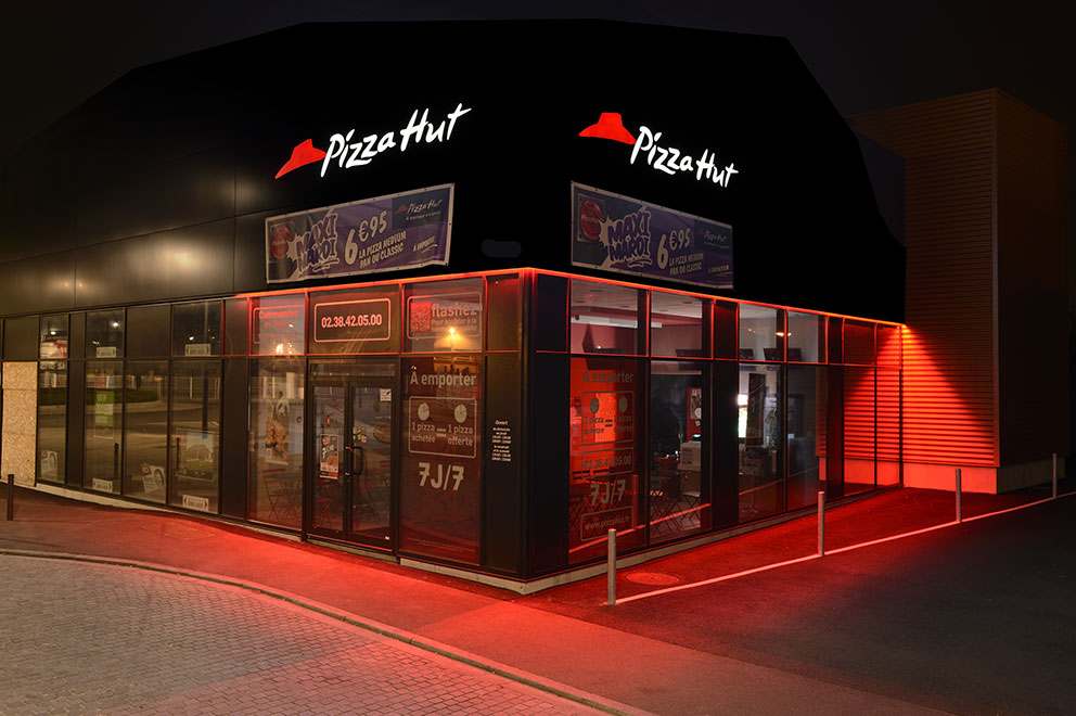 Enseigne pour Pizza Hut